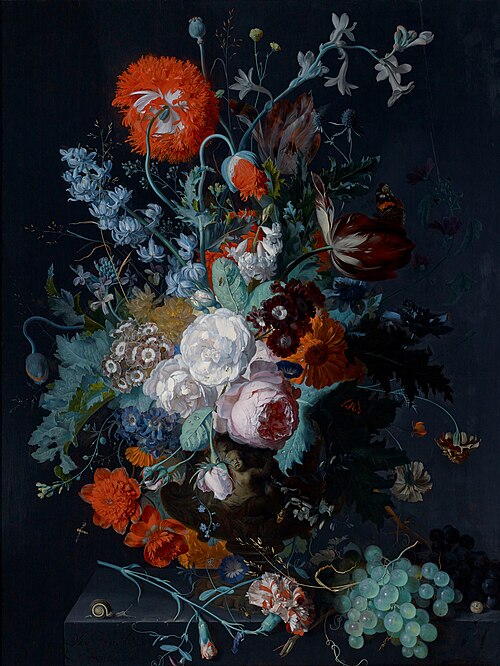 Still Life of Flowers and Fruit, 1716, Jan van Huysum