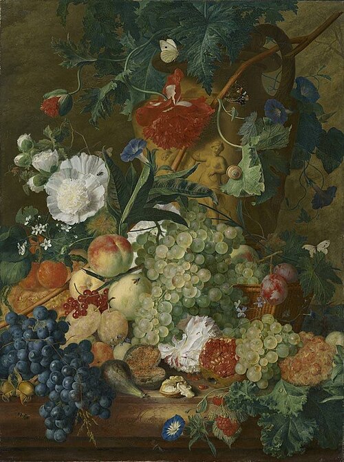 Fruit and Flowers, 1735, Jan van Huysum