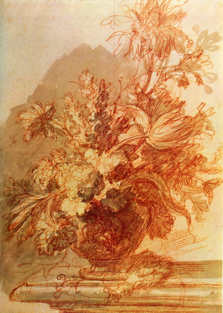 Vase of Flowers, 1720, Jan van Huysum