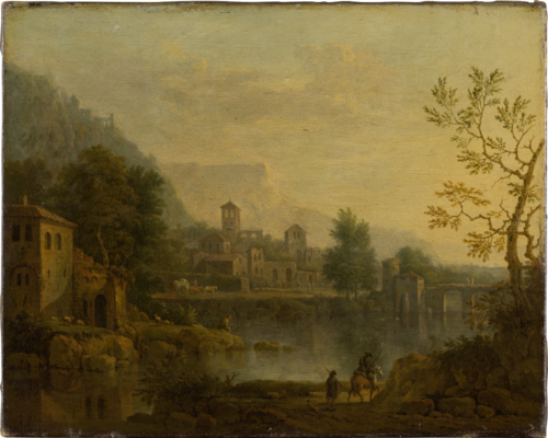 Italian Landscape, 1709, Jan van Huysum