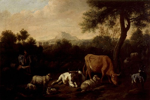 Meadow Landscape, 1667, Dirck van den Bergen