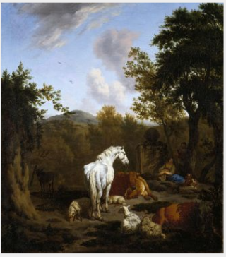 The Old White Horse, , Dirck van der Bergen