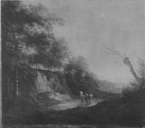 Bewaldeter Hohlweg, 1688, Dirk Maas