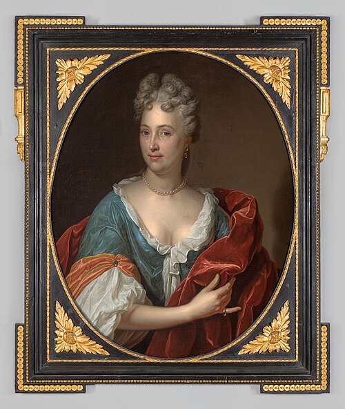 Portrait of Maria Uylenbroek ( -1717), 1714, Dirk Valkenburg