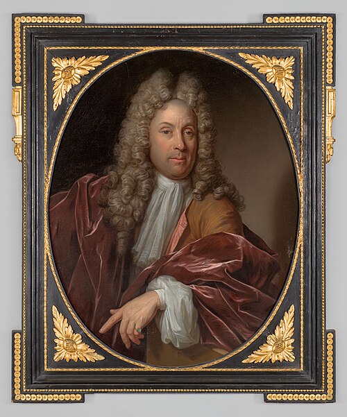 Portrait of Jan Jacobus Braems (1683-1743), 1712, Dirk Valkenburg