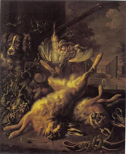 Hunting Trophies, 1709, Dirk Valkenburg