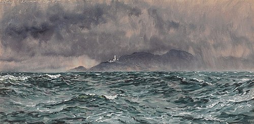 Heavy Squall off the Start Lighthouse, , John Brett