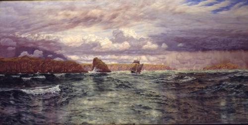 The Isles of Skomer and Skokholm, just outside Milford Haven, 1891, John Brett