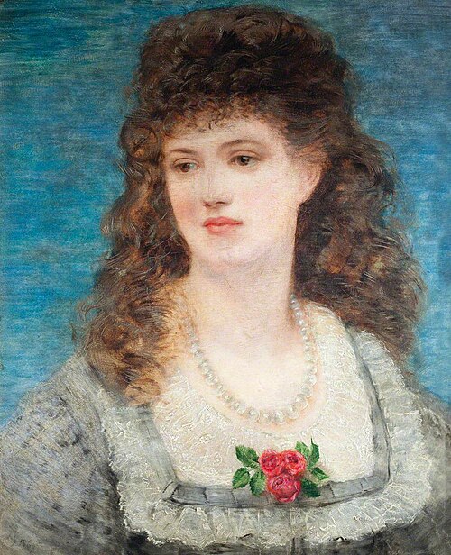Ottilie Hancock, 1869, John Brett