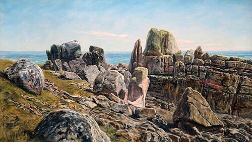 Rocks, Scilly, 1873, John Brett