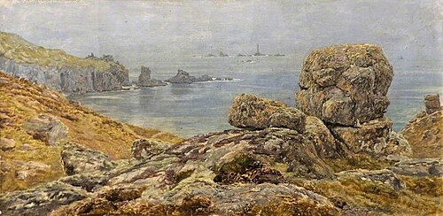 The Land's End, Cornwall, 1880, John Brett