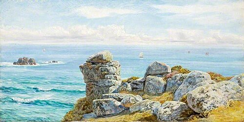 On the Cornish Coast, 1880, John Brett