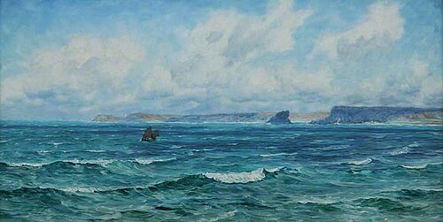 Seascape, 1881, John Brett