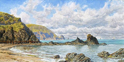 Forest Cove, Cardigan Bay, 1883, John Brett