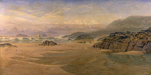 Echoes of a Far-Off Storm, 1890, John Brett