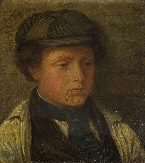Boy Chewing Straw, , John Brett