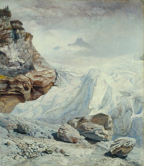 Le Glacier de Rosenlaui, 1856, John Brett