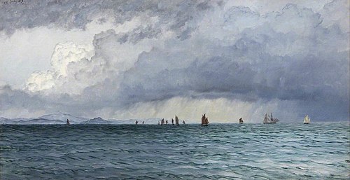 Falmouth Harbour, 13 July 1883, 1883, John Brett
