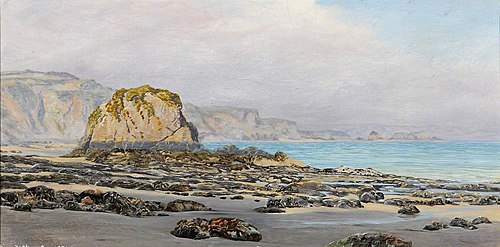 Skag Rock, Pembrokeshire, 1879, John Brett