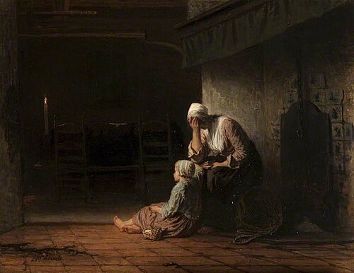 Grief, 1870, Jozef Israëls