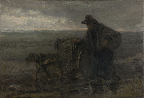 On Country Roads and Fields, 1892, Jozef Israëls