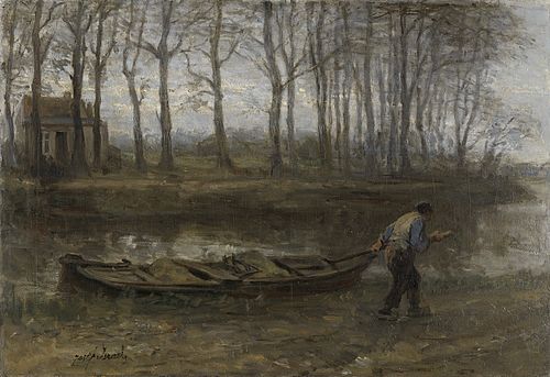 The Sand Bargeman, 1887, Jozef Israëls
