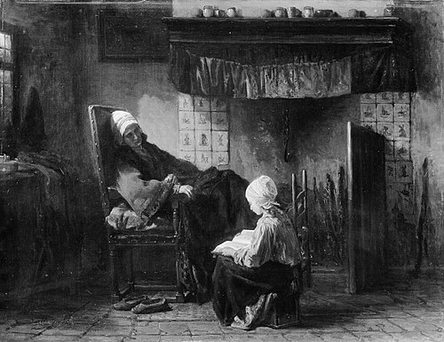Grandmother's Treasure, 1877, Jozef Israëls