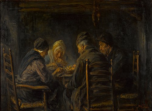 Les Mangeurs de pommes de terre, 1902, Jozef Israëls