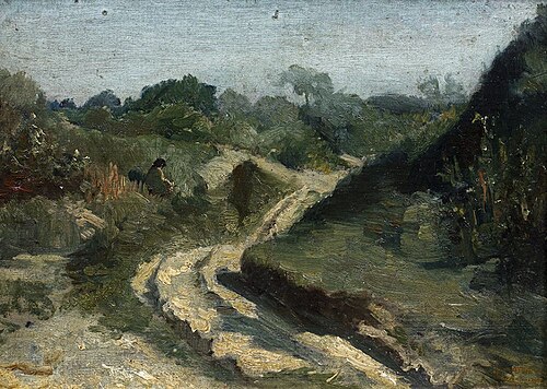 Studie van duinlandschap, 1877, Jozef Israëls