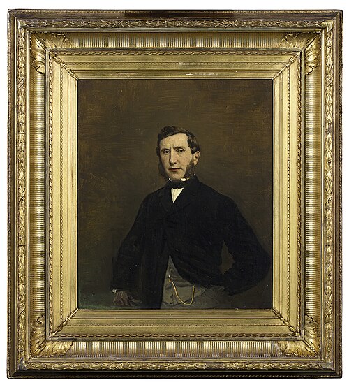 Portrait of Louis Israels, 1868, Jozef Israëls