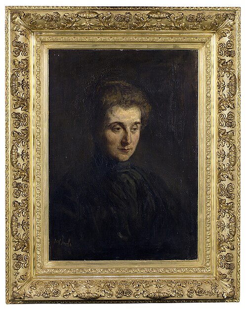 Portrait of Mrs M. Hennes-Müller, 1898, Jozef Israëls