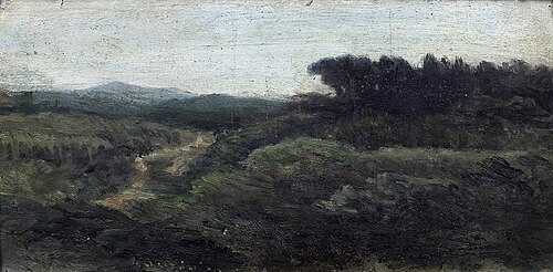 Heuvellandschap, 1877, Jozef Israëls
