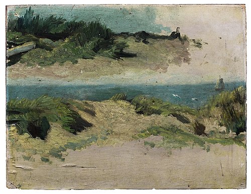 Duinen en zee, 1877, Jozef Israëls