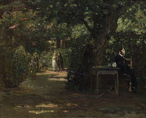 Drie personen in het bos, 1877, Jozef Israëls