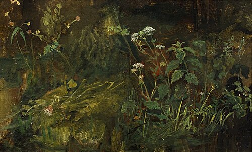 Plekje met wild kruid, 1865, Jozef Israëls