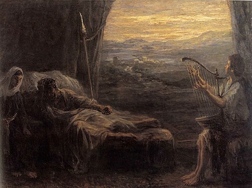 David en Saul, 1898, Jozef Israëls