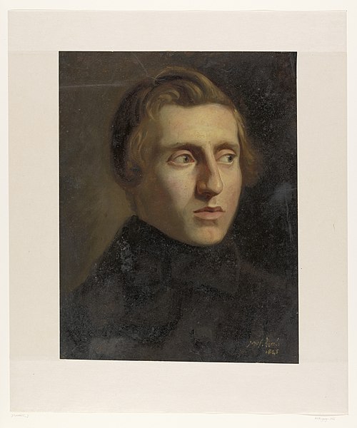 Portret van een jonge man, 1845, Jozef Israëls