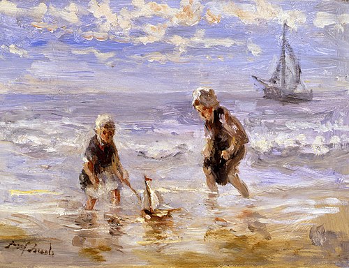 Kinderen der zee, 1911, Jozef Israëls