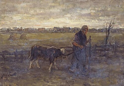 Bringing Home the Calf, 1871, Jozef Israëls