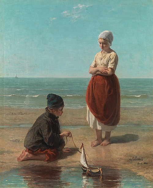 Kinderen der zee, 1863, Jozef Israëls
