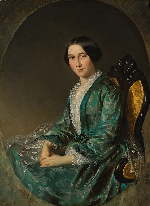 Portrait of Jeanette Bloemen (1829-1915), 1850, Jozef Israëls