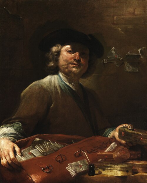 Der Briefträger, 1727, Giuseppe Maria Crespi