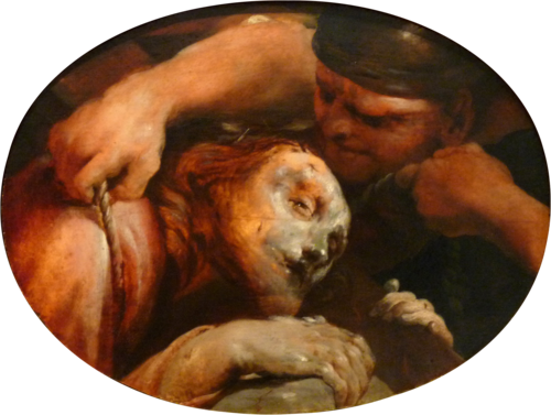 Christ fallen under the Cross, 1737, Giuseppe Maria Crespi