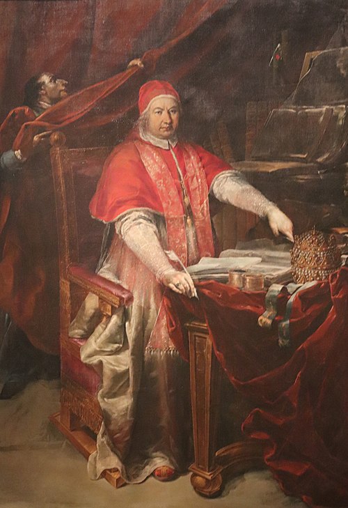 Portrait de Benoît XIV, 1740, Giuseppe Maria Crespi