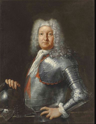 Portrait of a Knight of the Order of St Stephen, half length, 1800, Giuseppe Maria Crespi