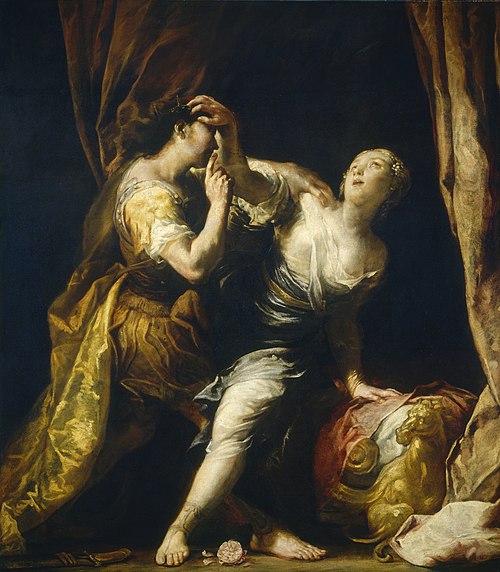 Tarquin and Lucretia, 1697, Giuseppe Maria Crespi