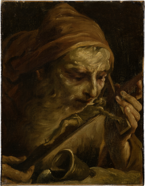 Anthony the Abbot Kissing the Crucifix, 1750, Giuseppe Maria Crespi
