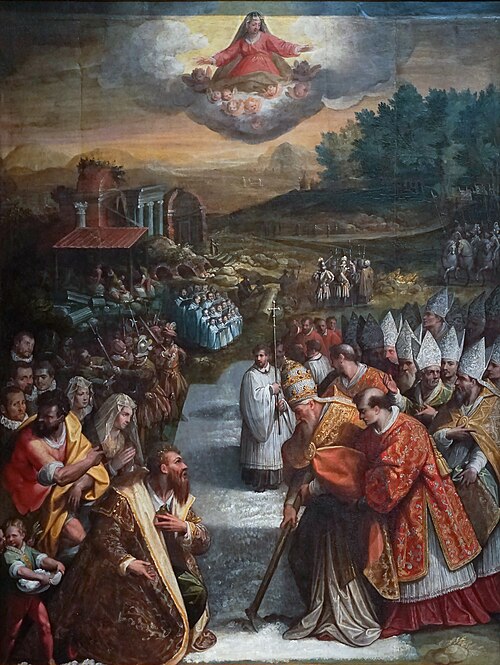 The Miracle of the Snow, 1580, Jacopo Zucchi