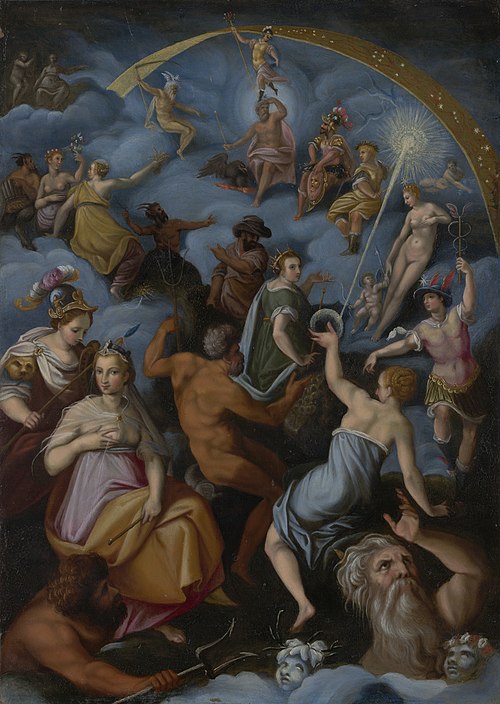 The Assembly of the God, 1575, Jacopo Zucchi