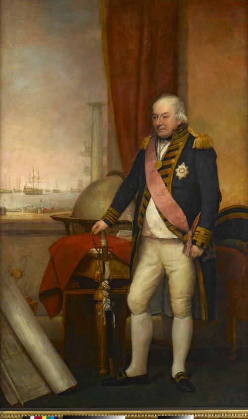 Admiral John Jervis, 1735-1823, 1st Earl of St Vincent, 1806, Domenico Tibaldi